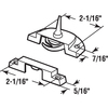 Prime-Line 2-1/16 in., Silver-Painted Diecast Zinc Double Hung Sash Lock  Single Pack F 2762